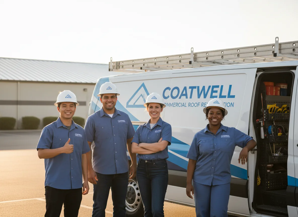 Commercial roof coating company in Wrights, IL